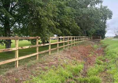 Fencing installed by SM Services