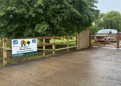 Fencing installed by SM Services