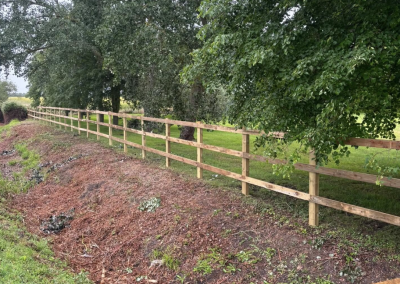 Fencing installed by SM Services